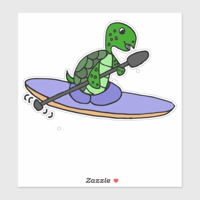 Sea Turtle Large 8" x 8" Vinyl Stickers, kundenspe Aufkleber (Blatt)