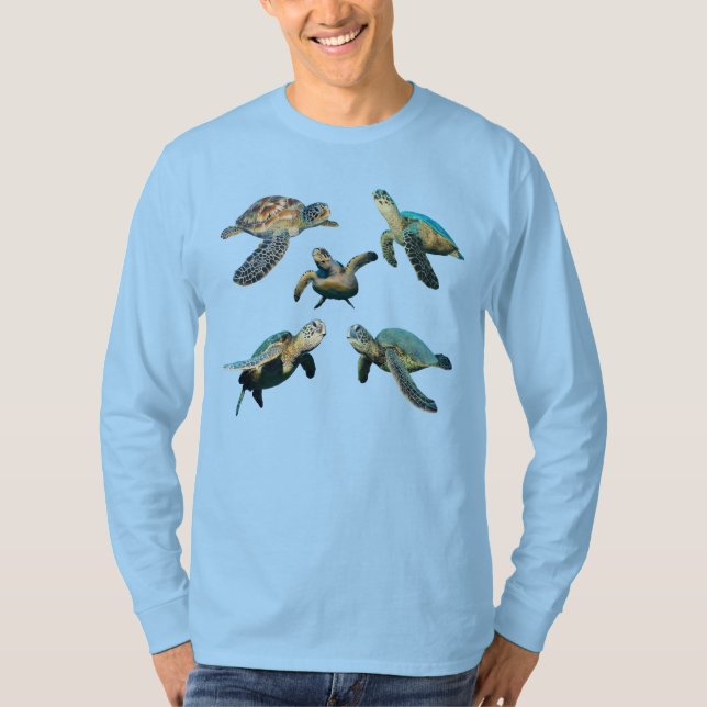 Sea Turtle Long T - Shirt (Vorderseite)
