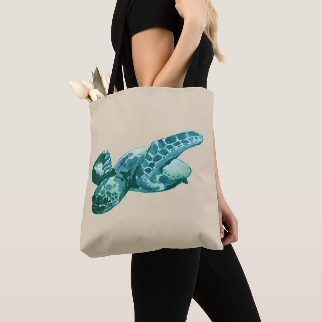 Sea Turtle Lover Beach Tote Bag (Von Nahem)