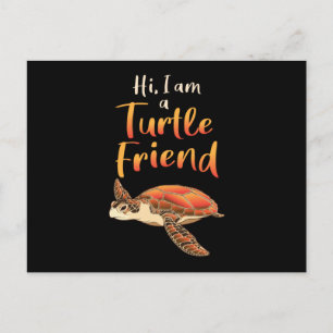 Sea Turtle Lover Turtles Animal Meereswelt Gift Id Postkarte