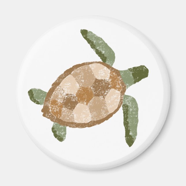 Sea Turtle Magnet (Vorne)