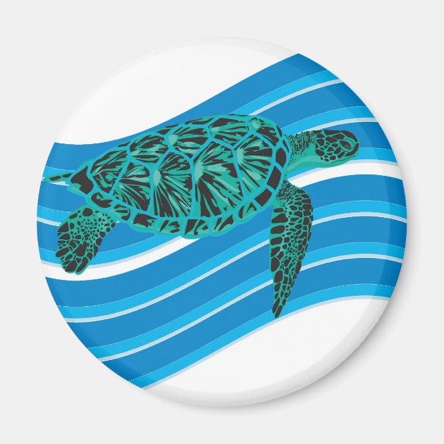 Sea Turtle Magnet (Vorne)