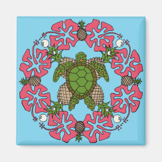 Sea Turtle Mandala-Magnet Magnet