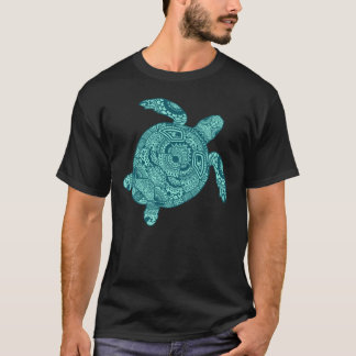 Sea Turtle Mandala Muster T-Shirt