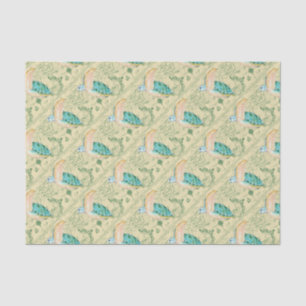 Sea Turtle Map Seidenpapier