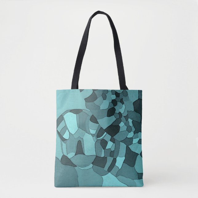 Sea Turtle Mosaic Tote Bag (Vorderseite)