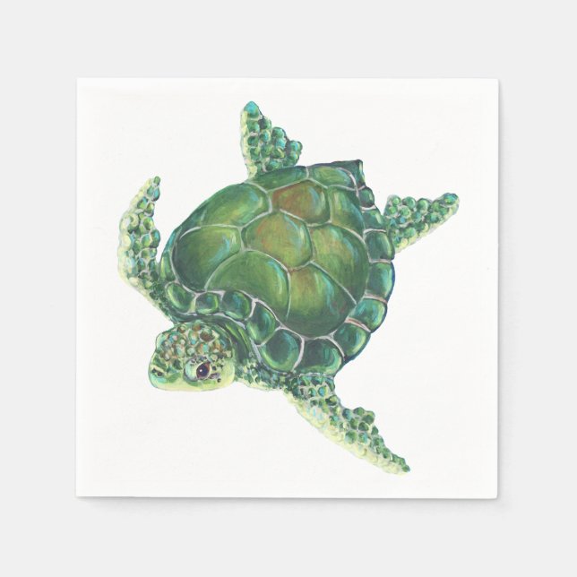 Sea Turtle Napkins Serviette (Vorderseite)