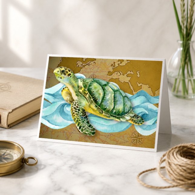 Sea Turtle Note Card (Von Creator hochgeladen)