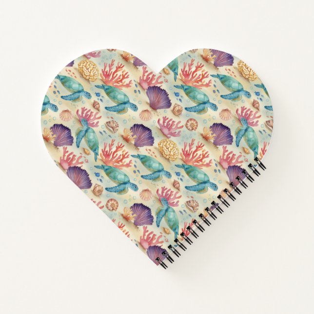 Sea Turtle Notizbuch (Rückseite)