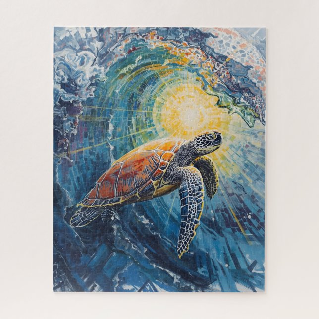 Sea Turtle Odyssey Puzzle (Vertikal)