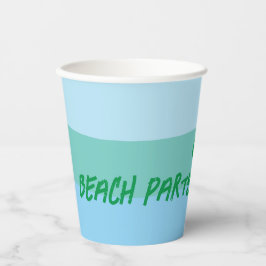 Sea Turtle Party Paper Cup Pappbecher