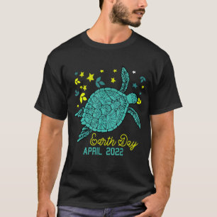 Sea Turtle Planet Liebe World Environment Earth Da T-Shirt