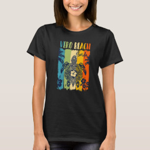 Sea Turtle Retro Vero Beach Florida Familie Vacati T-Shirt