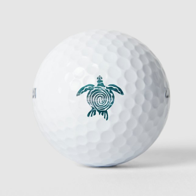 Sea Turtle Save The Turtle Golfball (Vorderseite)