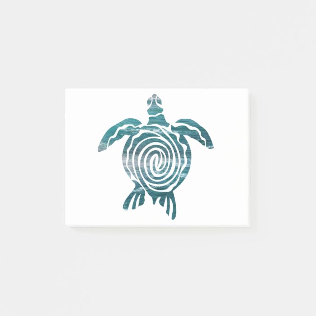 Sea Turtle Save The Turtle Post-it Klebezettel (Vorderseite)