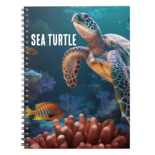 Sea Turtle Spiral Notebook Notizblock