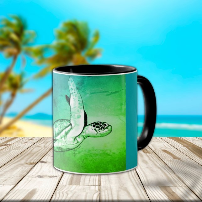 Sea Turtle Spirit Art Tasse (Von Creator hochgeladen)