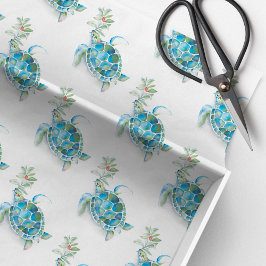 Sea Turtle Tissue Paper Tropical Beach Weihnachten Seidenpapier
