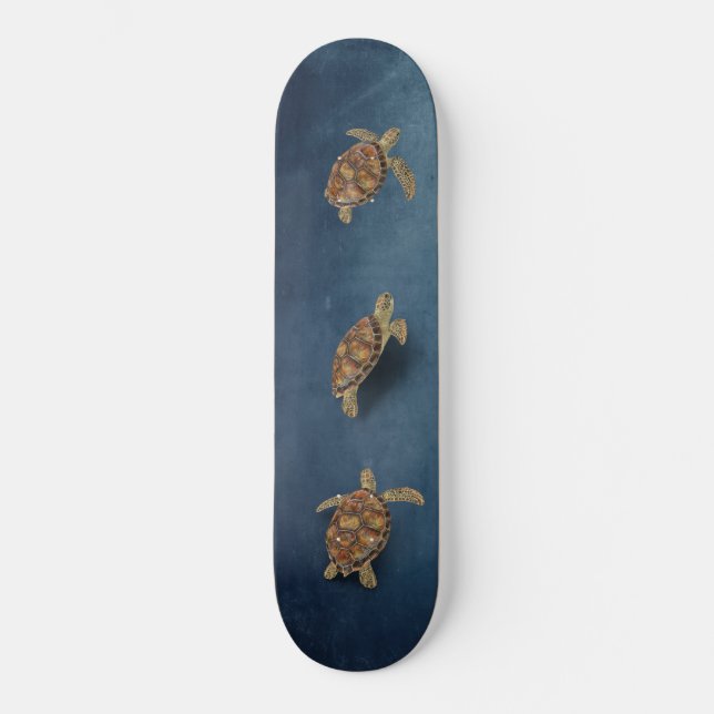 Sea Turtle Trio Skateboard (Vorderseite)