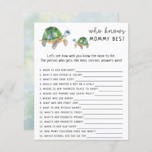 Sea Turtle - Wer kennt das beste Spiel der Mami