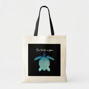Sea Turtle Wisdom Sea Turtle Liebe Tragetasche