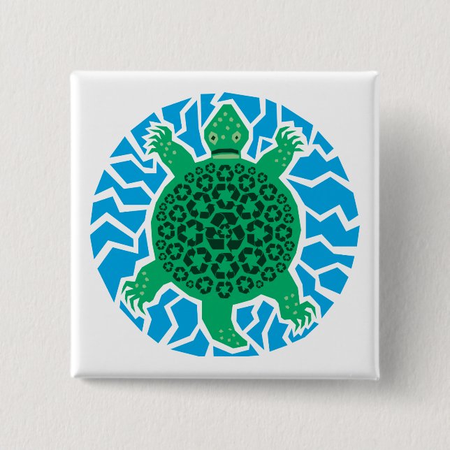 Sea Turtles Button (Vorderseite)
