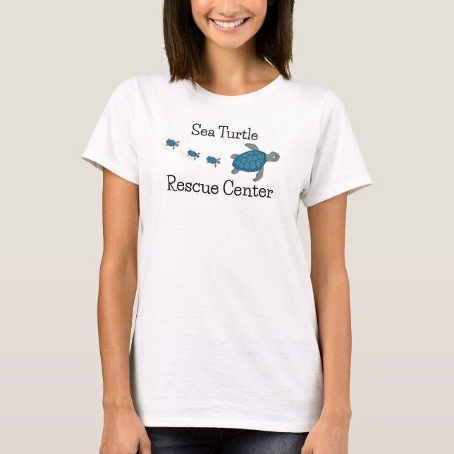 Sea Turtles Design Tee Shirt (Vorderseite)