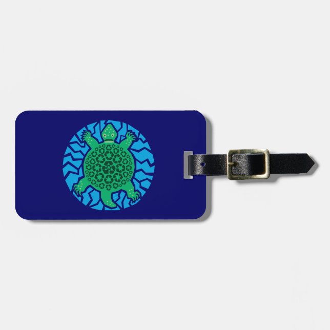 Sea Turtles Gepäckanhänger (Vorderseite horizontal)