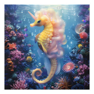 Sea-Unicorn #2 Fotodruck
