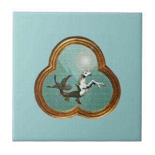 Sea Unicorn Tile Fliese