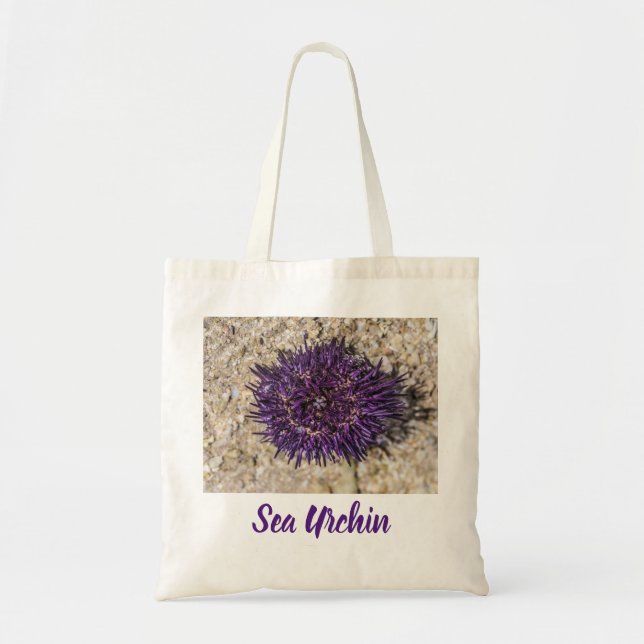 Sea Urchin Ocean Beach Holiday Sommer Souvenir Tragetasche (Vorne)