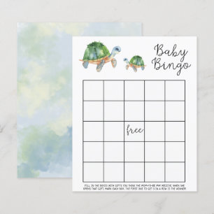Sea Watercolor Turtles - Baby Dusche Bingame