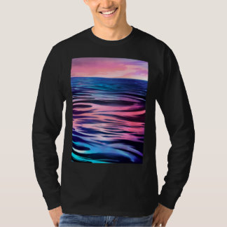 Sea Waves Sunset T-Shirt