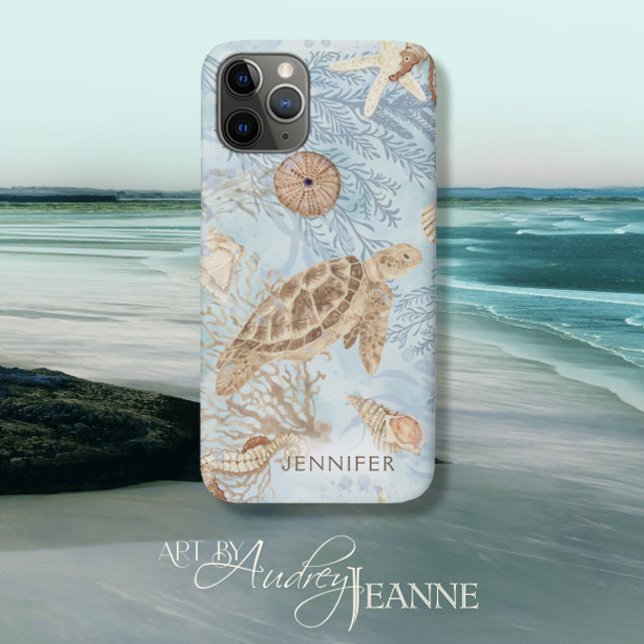 Sea Whpers Turtle Seepferd Starfish Personalisiert Case-Mate iPhone Hülle (Von Creator hochgeladen)