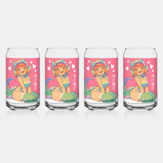 Sea Witl "Umi no Majo" Kawaii Anime Monster Girl Dosenglas (Vorderseite)