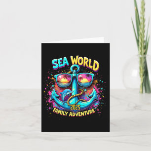 Sea World 2025 Ocean Explorer Erinnerungen Family Karte