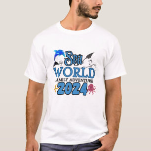 Sea World Family Adventure 2024,Familienurlaub T-Shirt