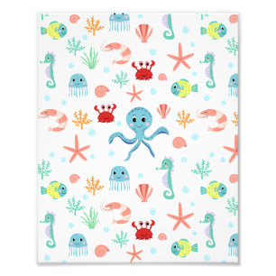 Sea World Muster Fotodruck