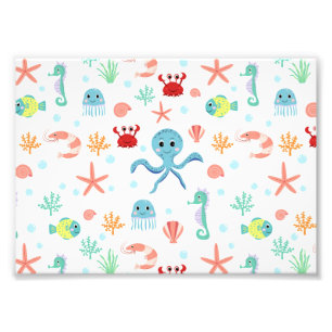 Sea World Muster Fotodruck