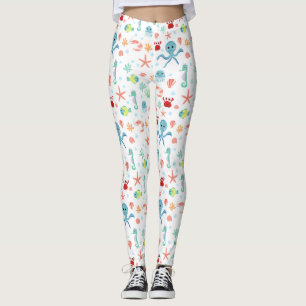Sea World Muster Leggings