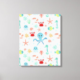 Sea World Muster Leinwanddruck