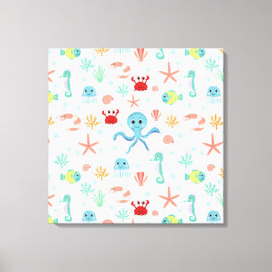 Sea World Muster Leinwanddruck