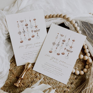 Sea you bald Baby Dusche Einladung