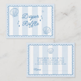 Sea you bald Hand gezogene Baby Dusche Windeln Win Begleitkarte