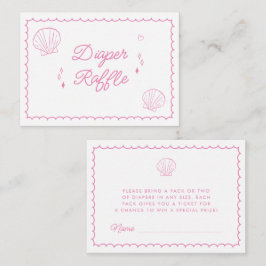 Sea you bald Hand gezogene Baby Dusche Windeln Win Begleitkarte