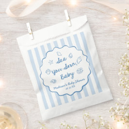 Sea You Soon Baby Coastal Baby Shower Geschenktütchen