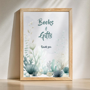 Sea You Soon Baby Shower Bücher und Geschenke Post Poster
