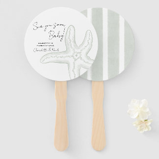 Sea You Soon Baby Shower Set von Ventilatoren Fächer