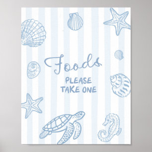 Sea You Soon Food Party Schild