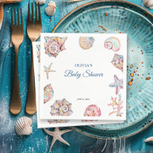 Sea You Soon Seashell Baby Shower